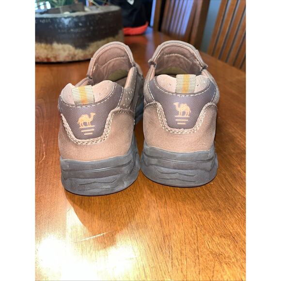 EUC Camel Crown Mens Leather Khaki Light Brown Loafers Shoes Size 10 - Picture 3 of 6